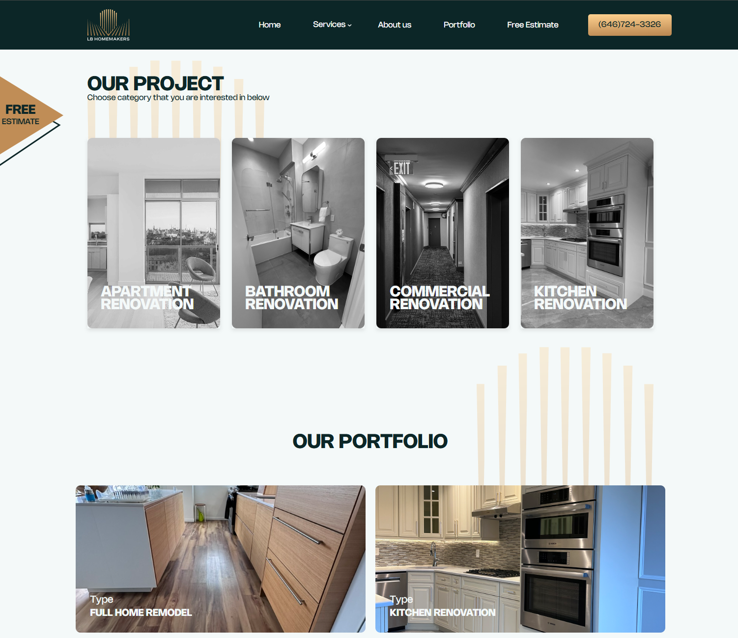lbhomemakers.com project