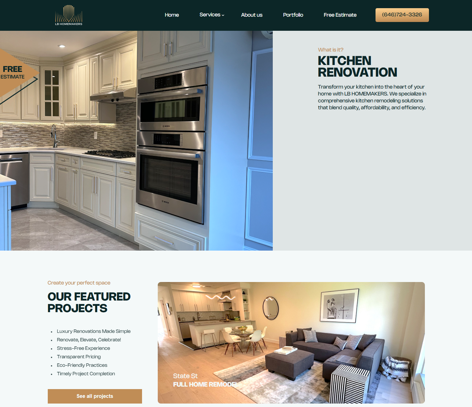 lbhomemakers.com project