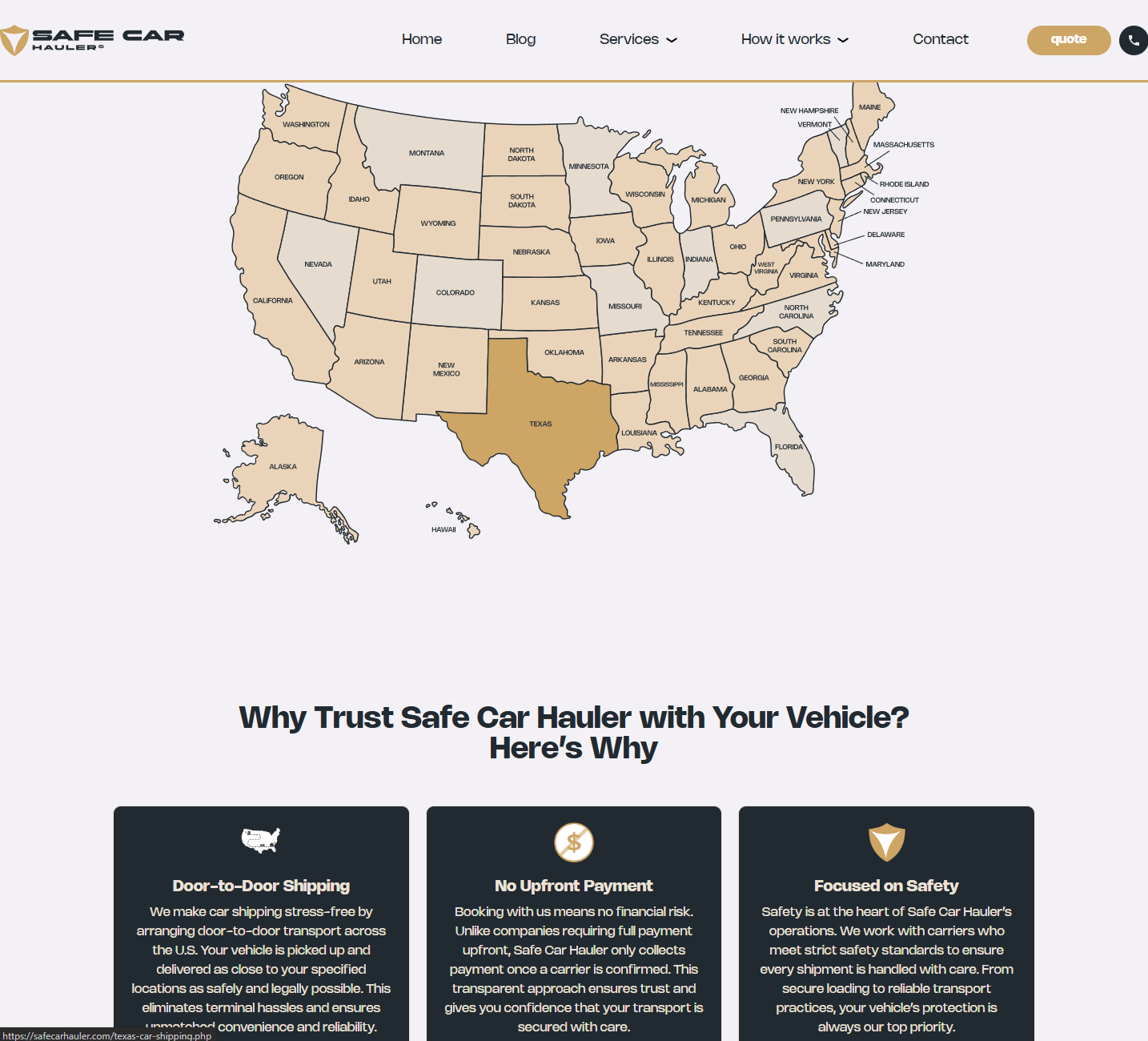 safecarhauler.com project