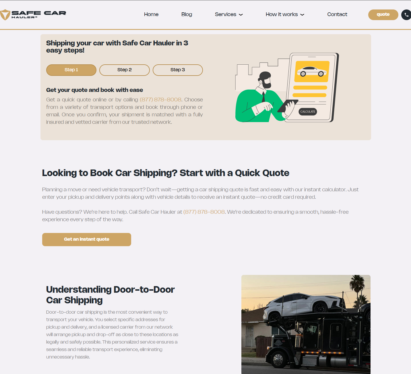 safecarhauler.com project
